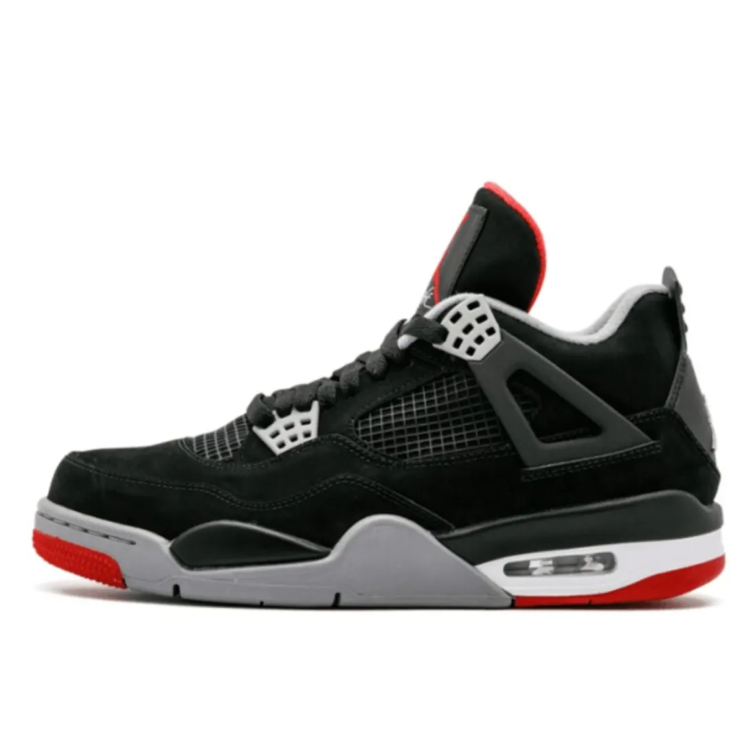 Nike Air Jordan Retro 4 Black Cement, pogled sa strane
