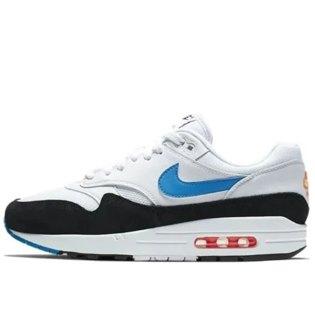 Nike Air Max 1 Blue Total Orange, pogled sa strane