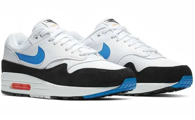 Nike Air Max 1 Blue Total Orange, drugi ugao