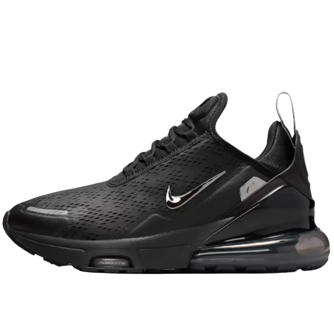 Nike Air Max 270 Premium Black Silver, pogled sa strane