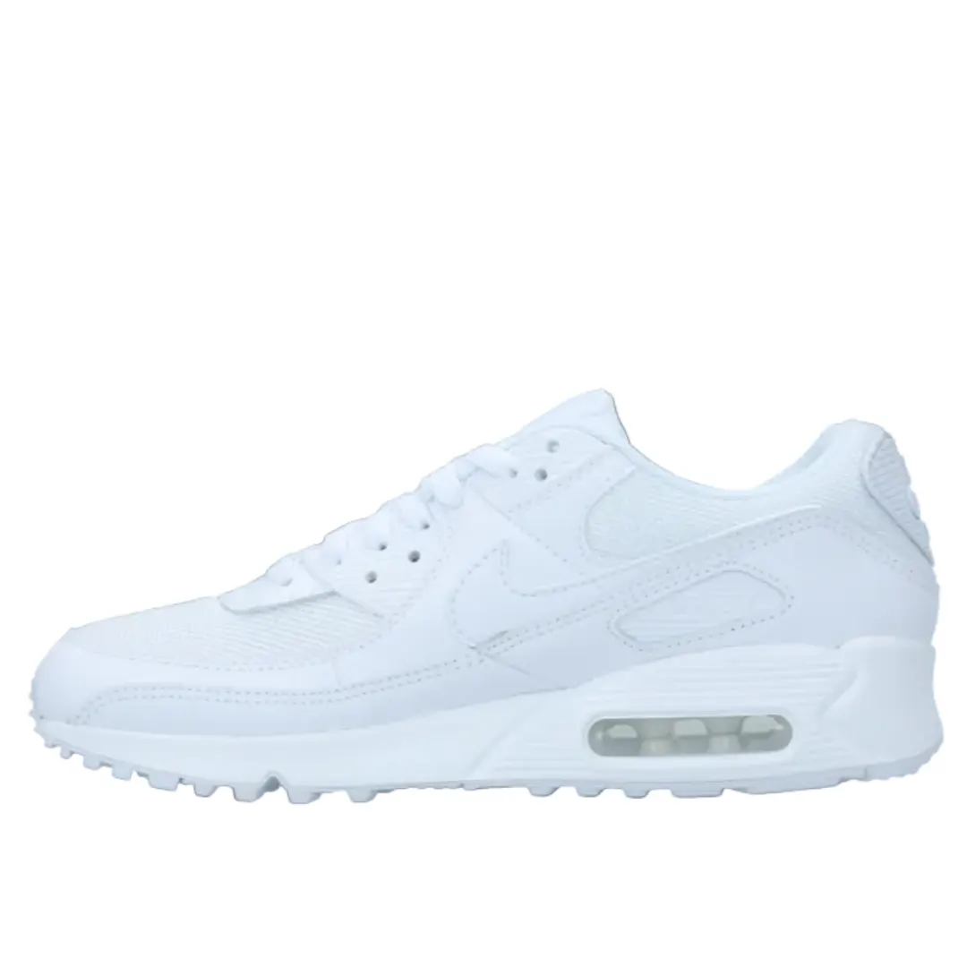 Nike Air Max 90 Triple White, pogled sa strane