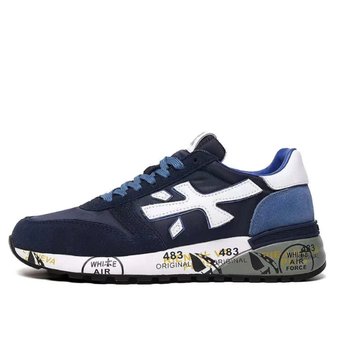 Premiata Mick Dark Blue White, pogled sa strane